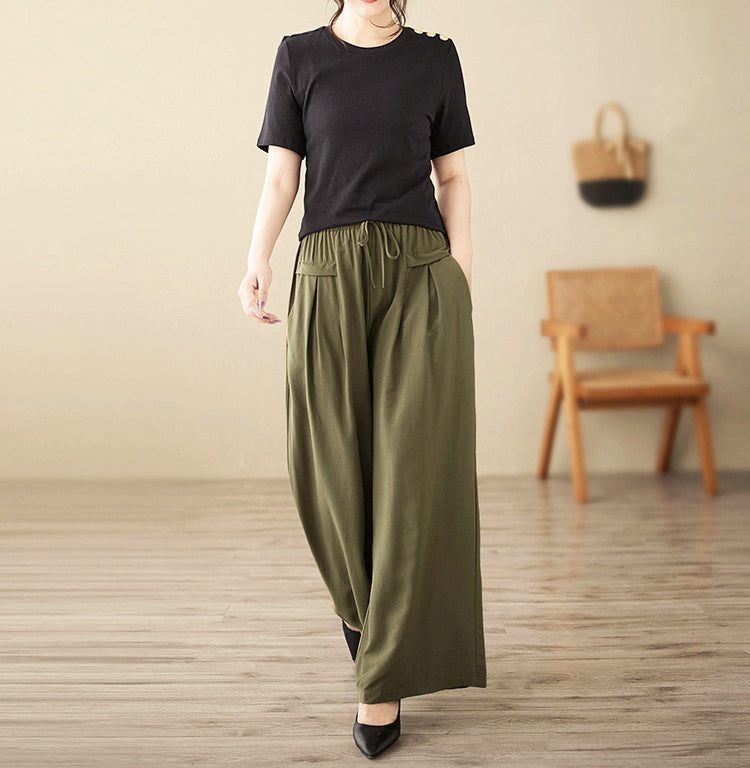 Women Wide Leg Trousers