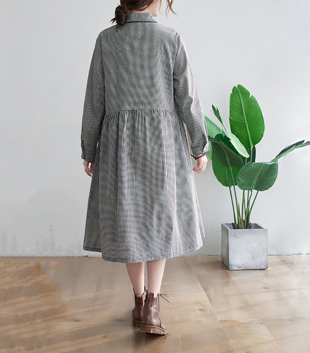 Women Solid Shirt Dress