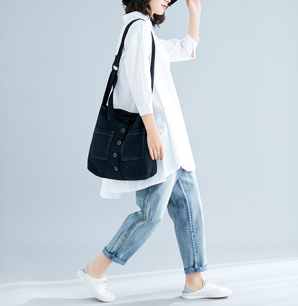 Women Solid Cutaway Collar Casual Shirt