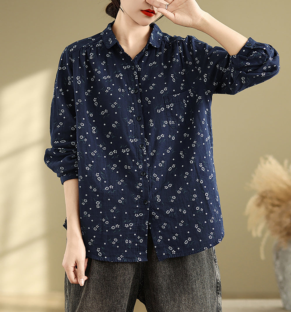Women Regular Fit Abstract Printed Casual Shirt
