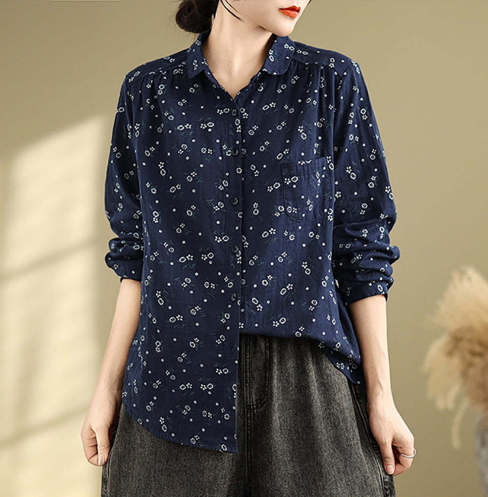 Women Regular Fit Abstract Printed Casual Shirt