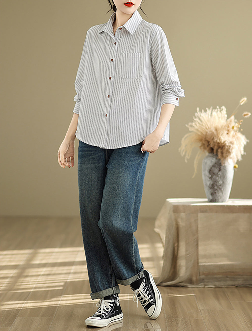 Women Opaque Printed Casual Shirt