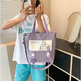 Printed Shopper Handheld Bag