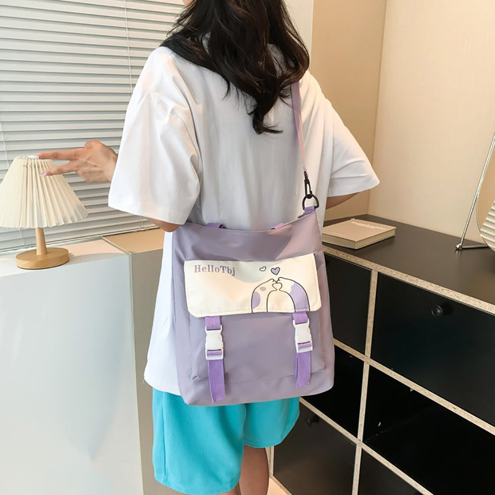 Printed Shopper Handheld Bag