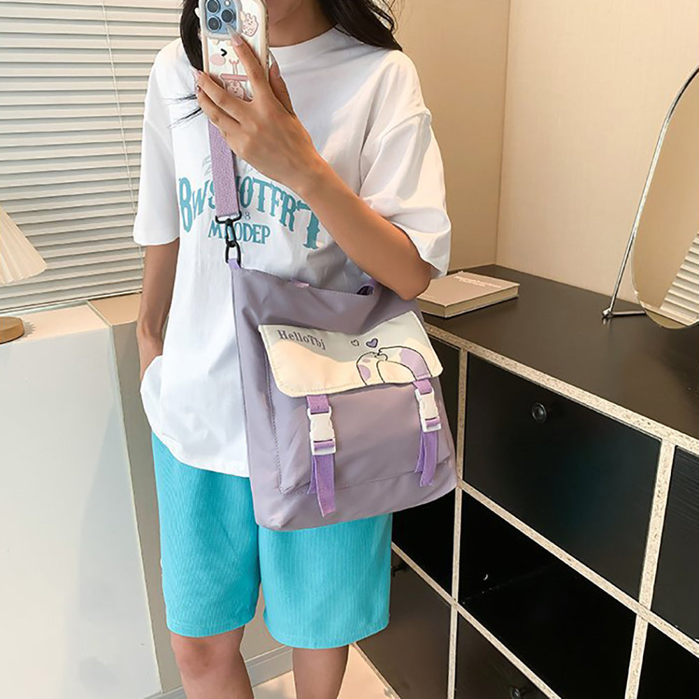 Printed Shopper Handheld Bag