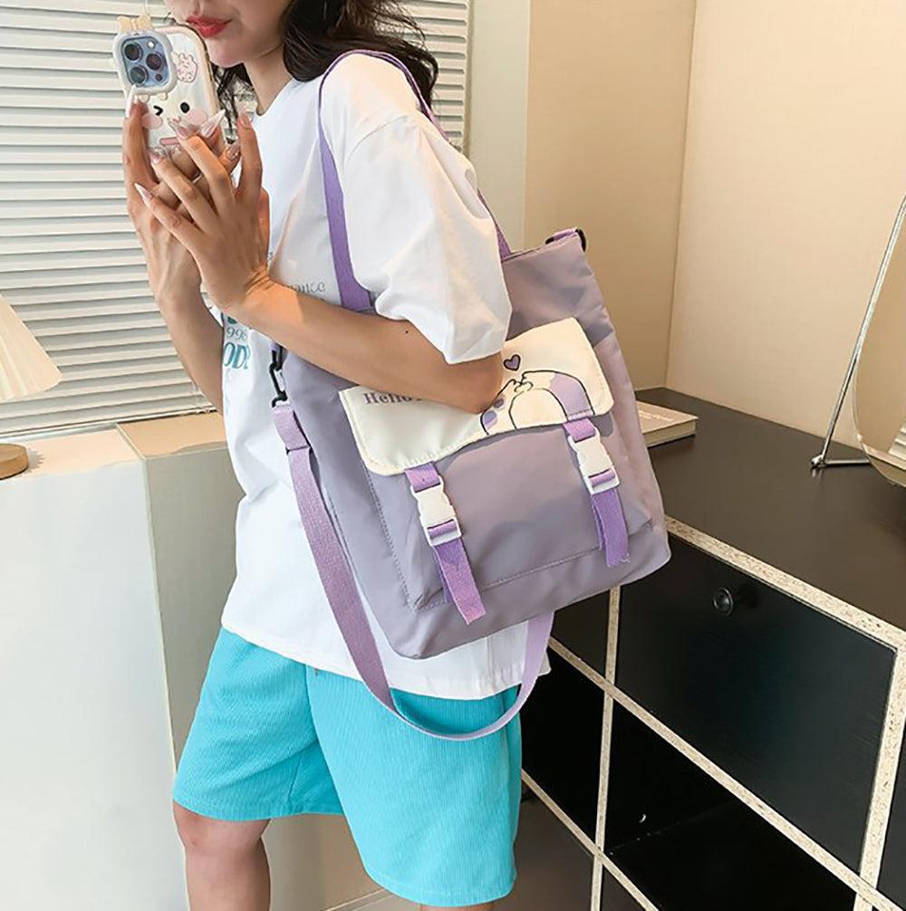 Printed Shopper Handheld Bag