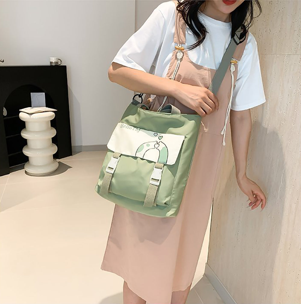 Printed Shopper Handheld Bag