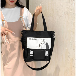 Printed Shopper Handheld Bag