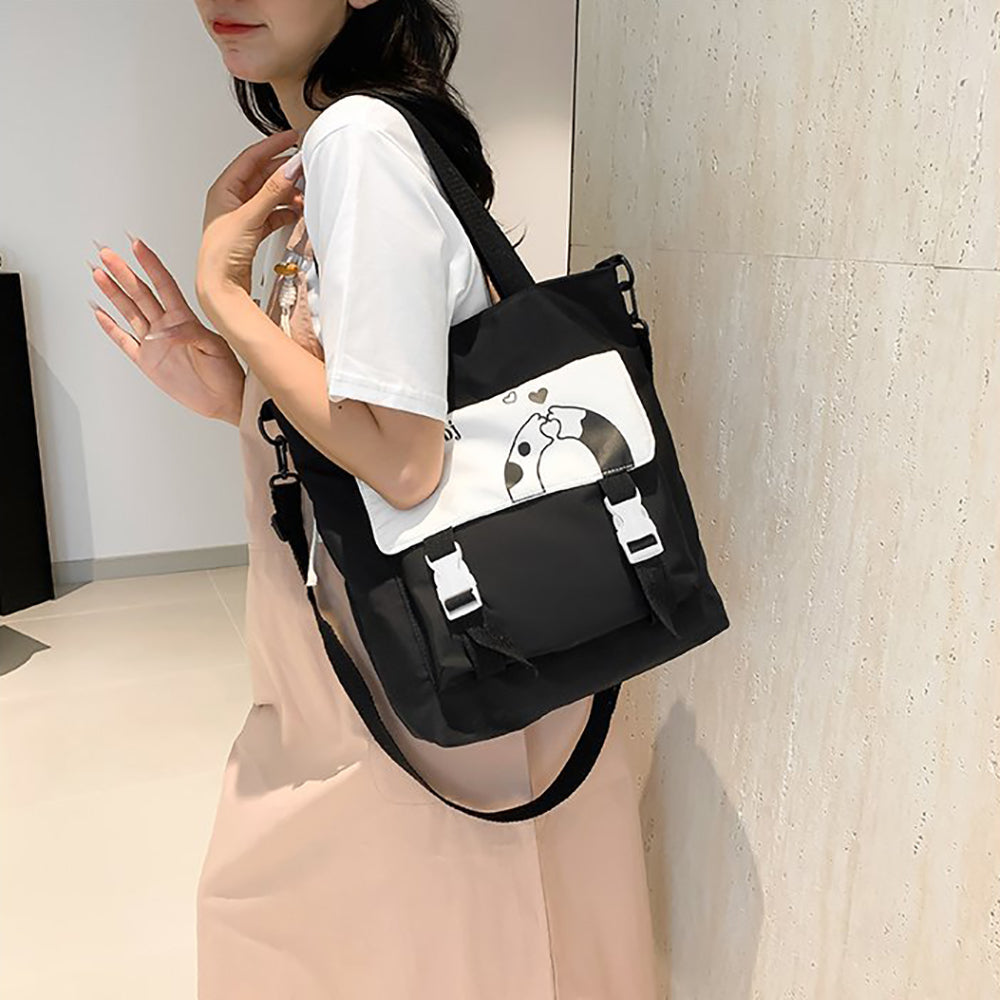 Printed Shopper Handheld Bag