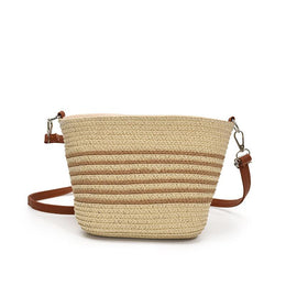 Black Textured One Handle Sling Bag