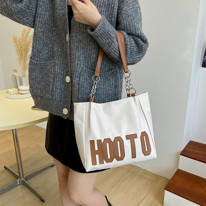Printed PU Shopper Handheld Bag