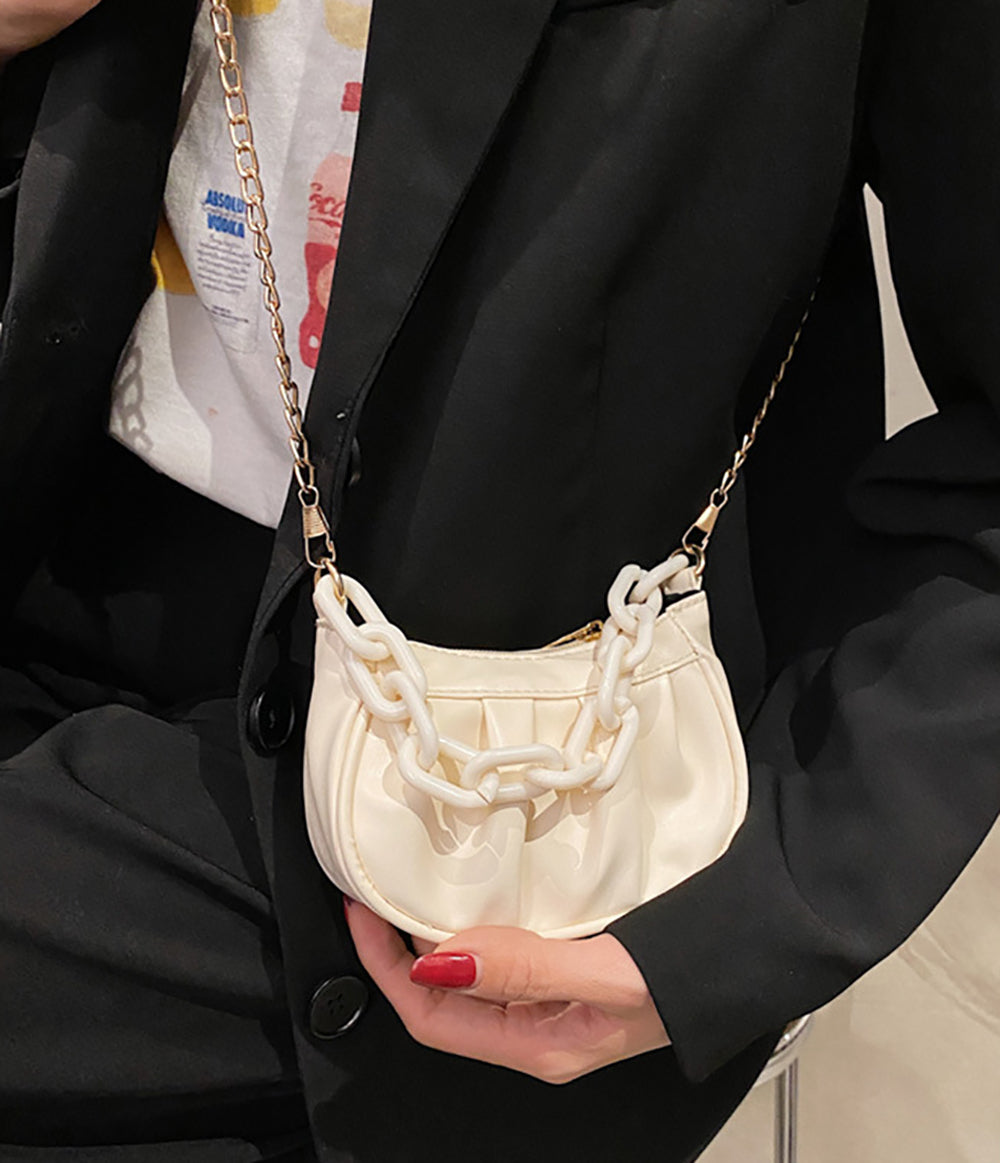 PU Swagger Hobo Bag
