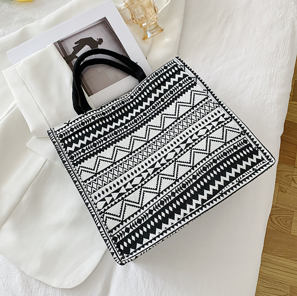 Printed PU Bucket Handheld Bag