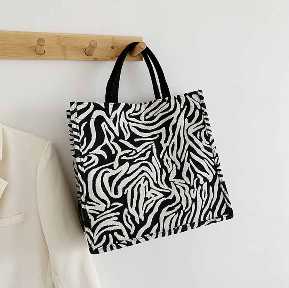 Printed PU Bucket Handheld Bag