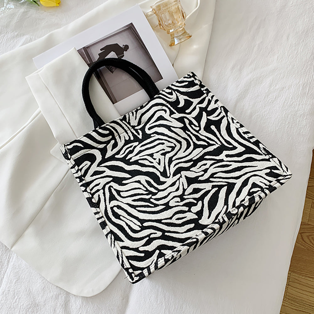 Printed PU Bucket Handheld Bag