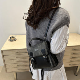 PU Shopper Handheld Bag with Applique