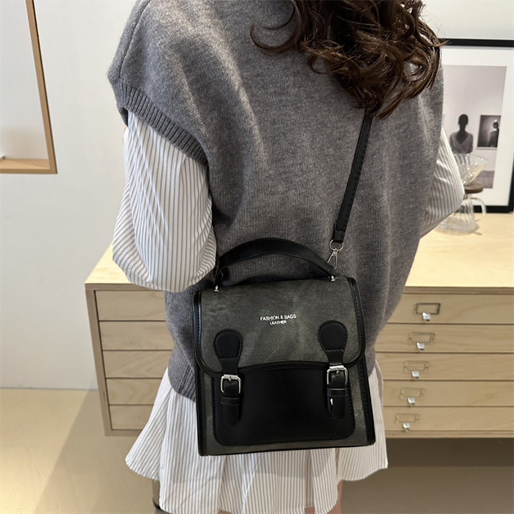 PU Shopper Handheld Bag with Applique