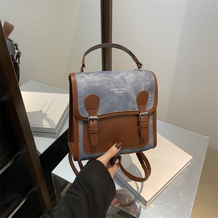 PU Shopper Handheld Bag with Applique