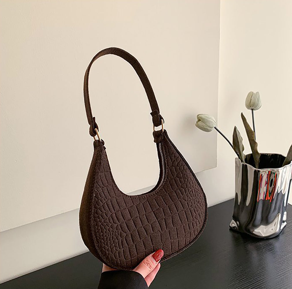Textured Hobo Bag