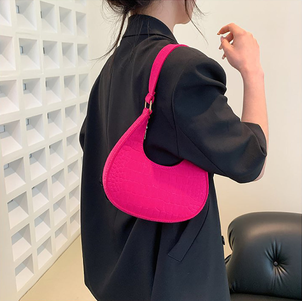 Textured Hobo Bag