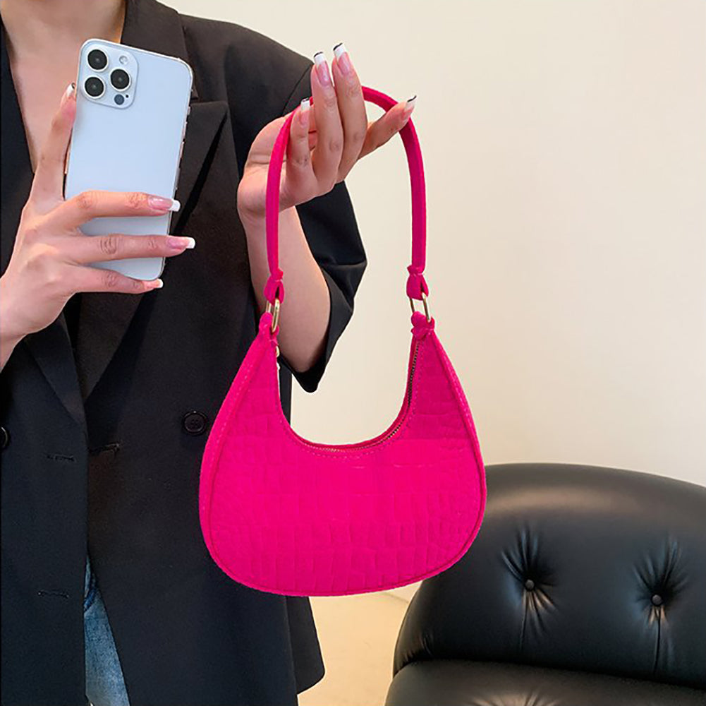 Textured Hobo Bag