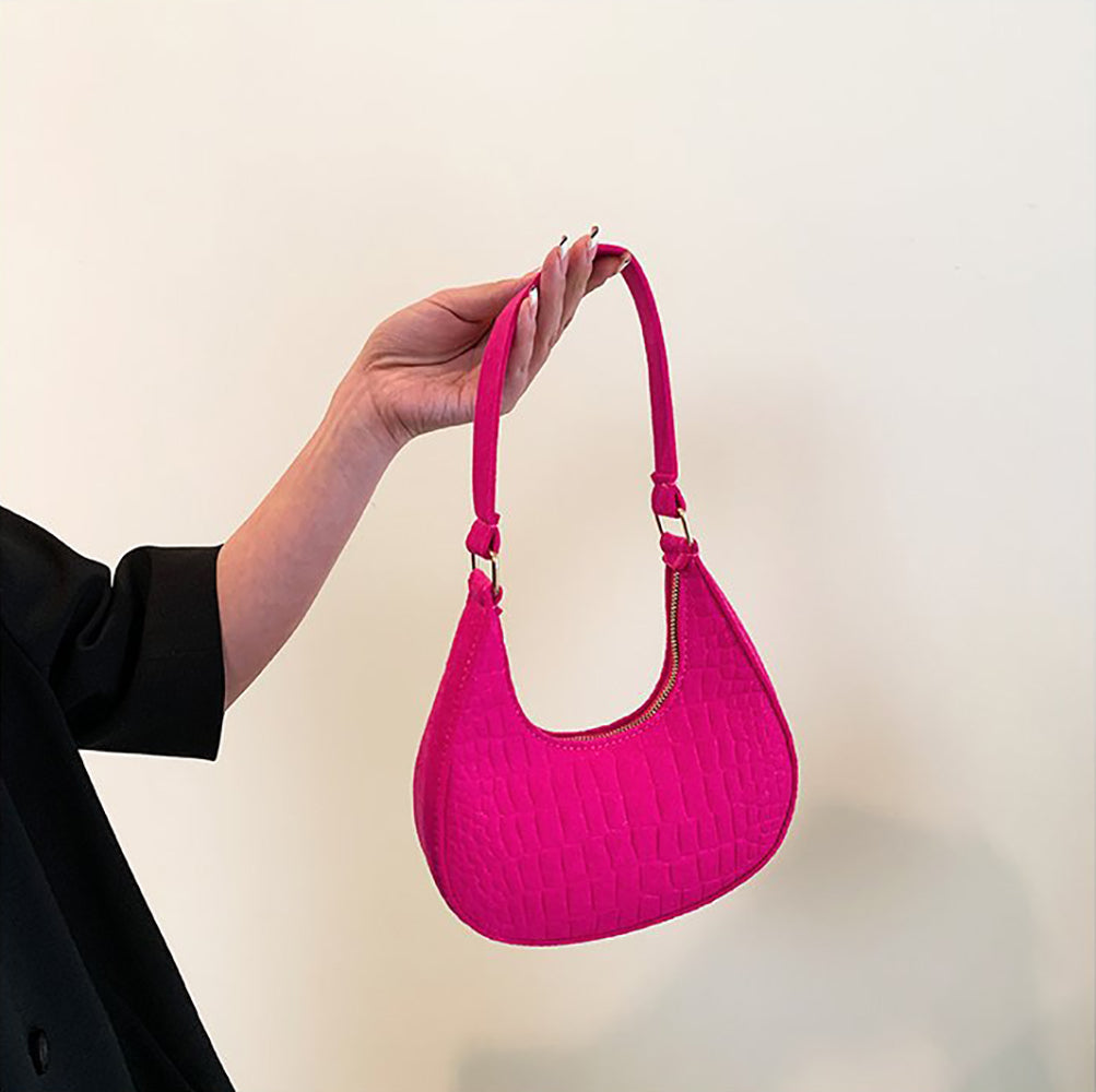 Textured Hobo Bag