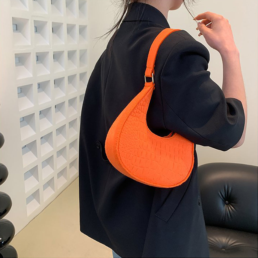 Textured Hobo Bag