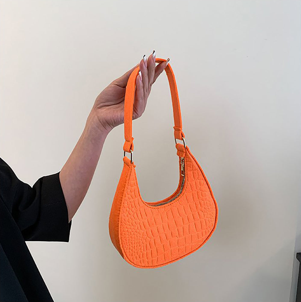 Textured Hobo Bag
