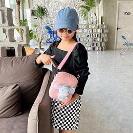 Printed Structured Shoulder Bag with Applique