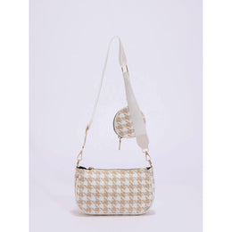 Checked Hobo Bag