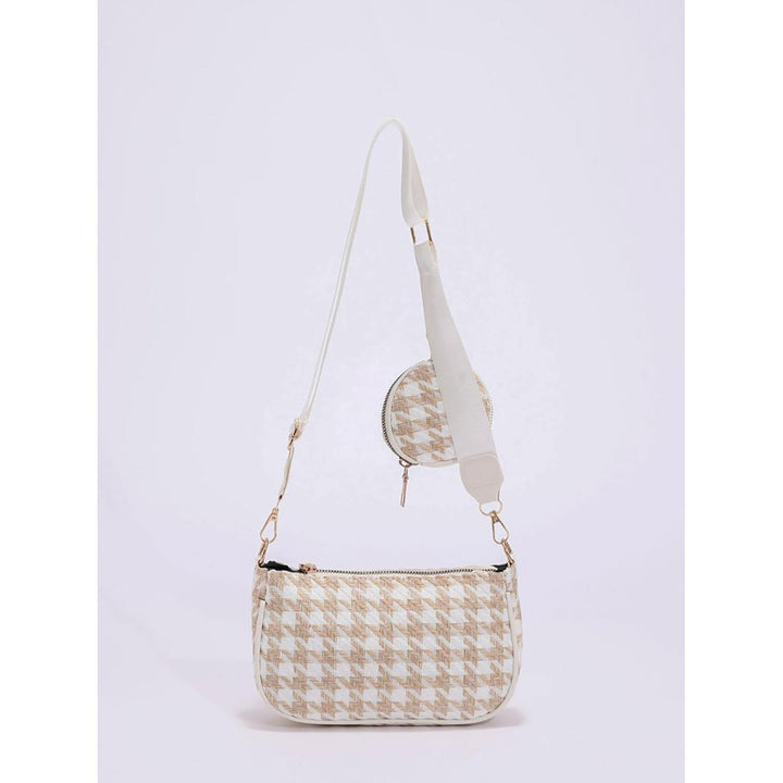 Checked Hobo Bag
