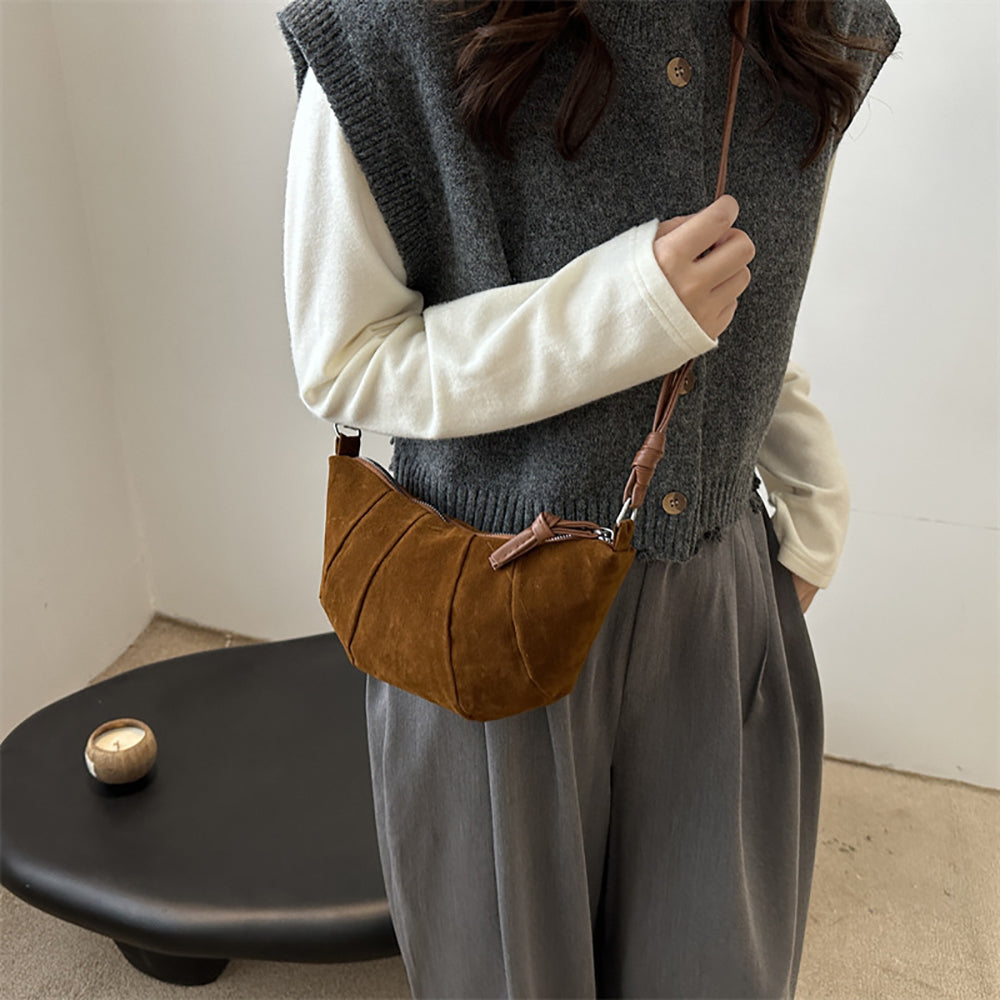 PU Hobo Bag with Applique