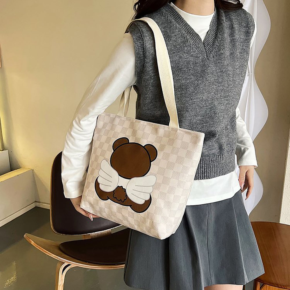 Printed Shopper Handheld Bag