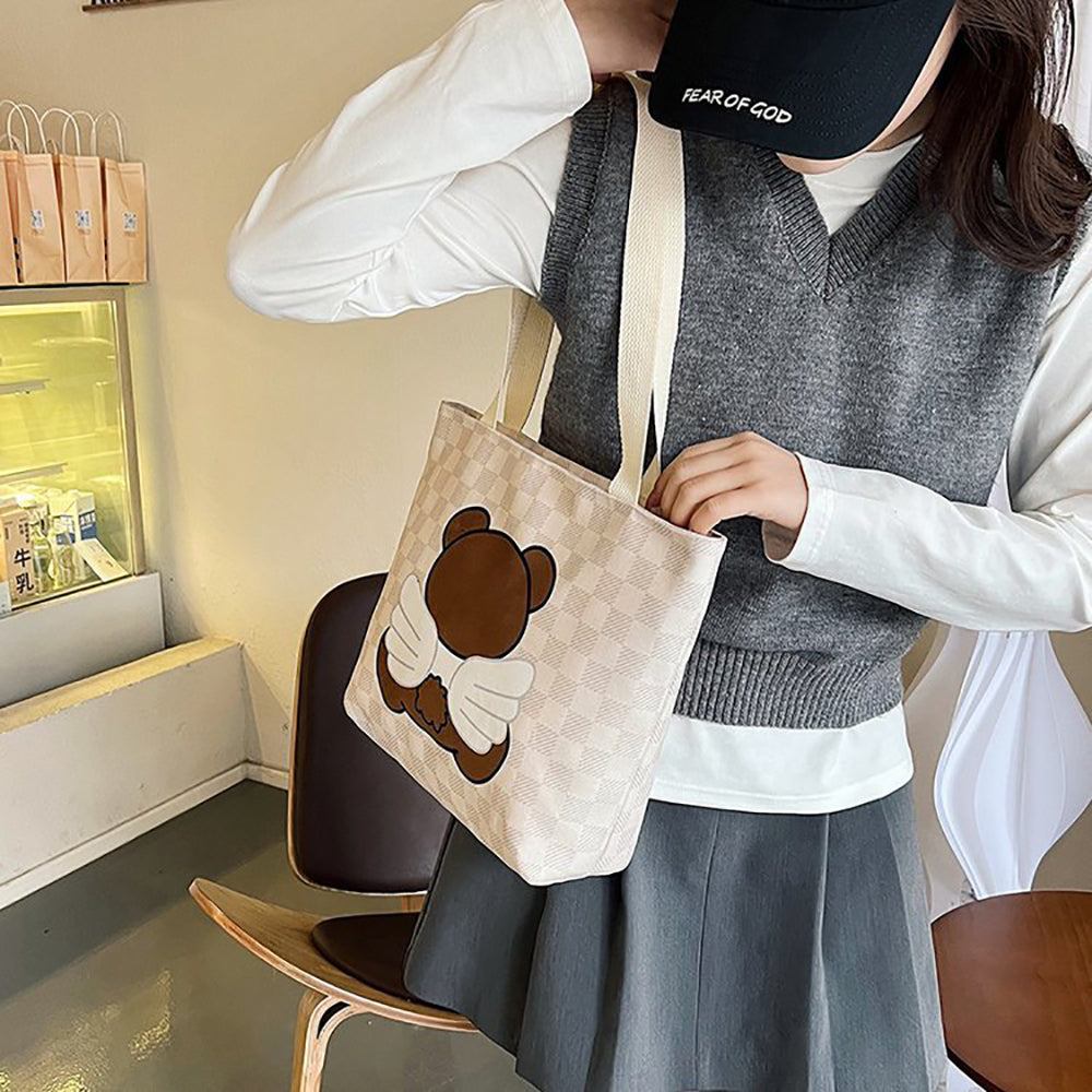 Printed Shopper Handheld Bag