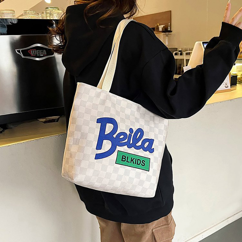 Printed Shopper Handheld Bag