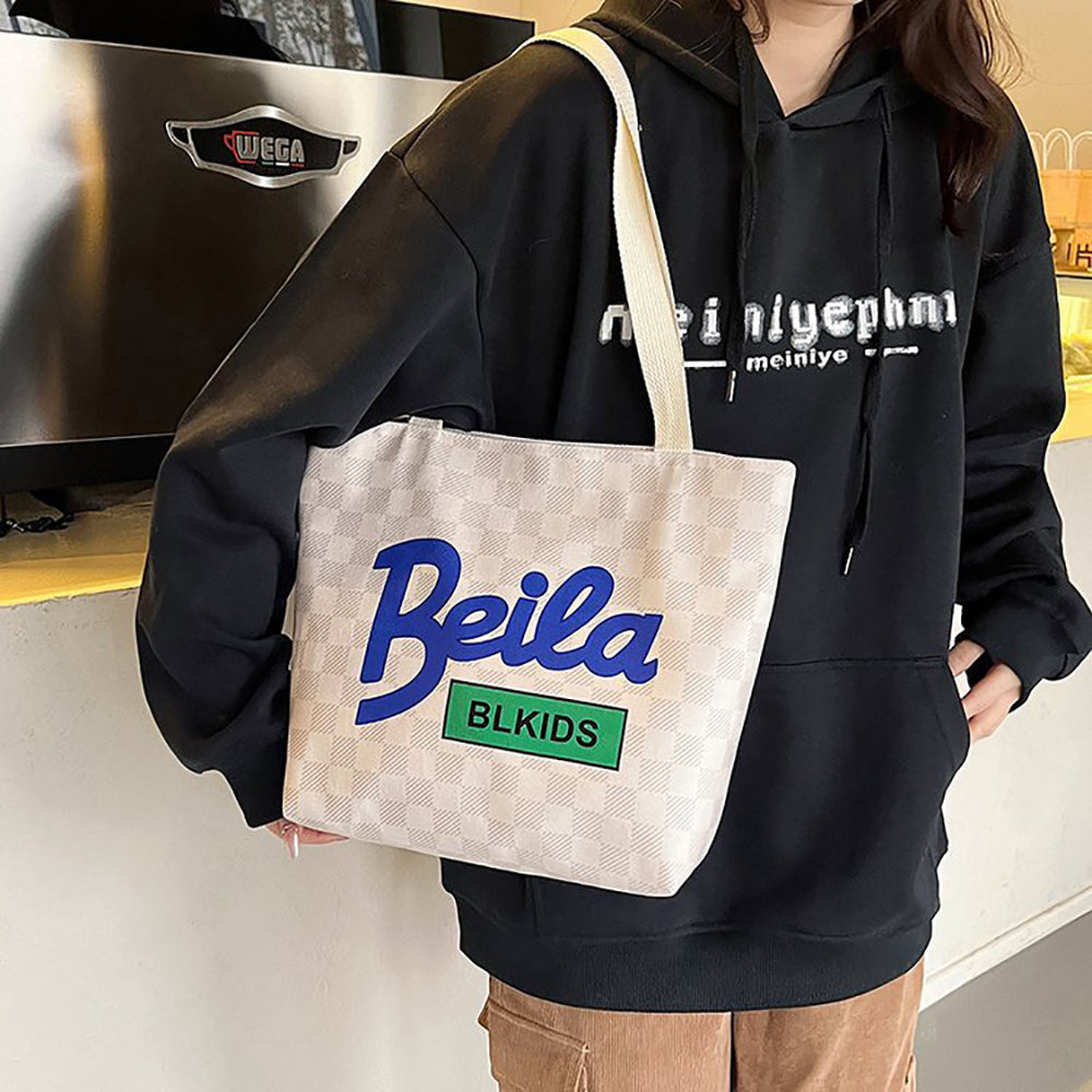 Printed Shopper Handheld Bag