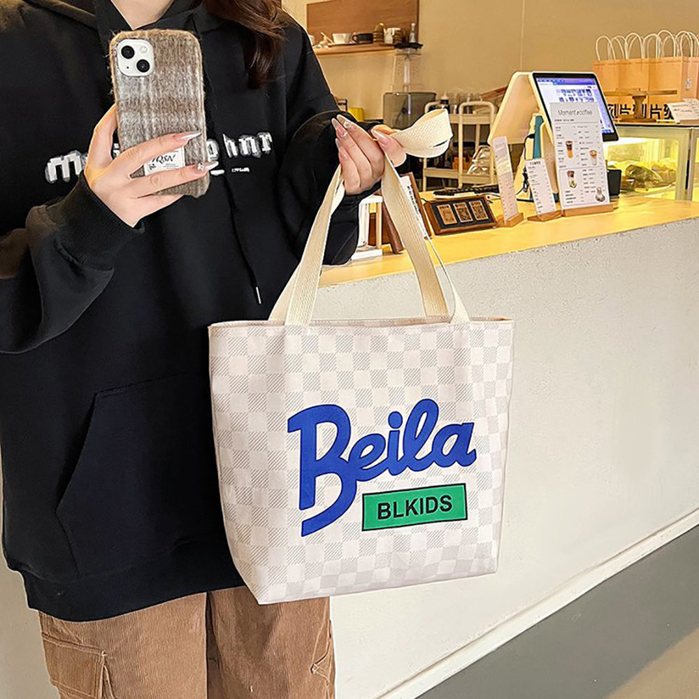 Printed Shopper Handheld Bag