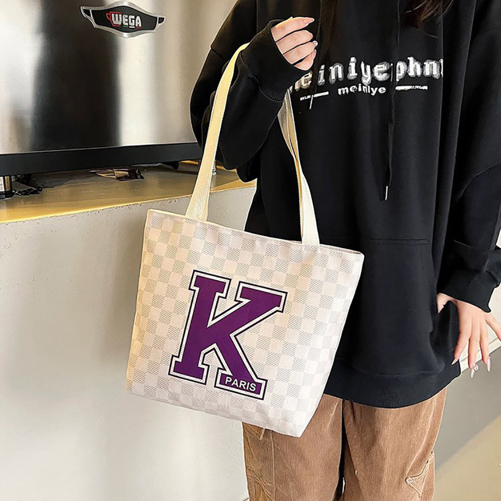 Printed Shopper Handheld Bag