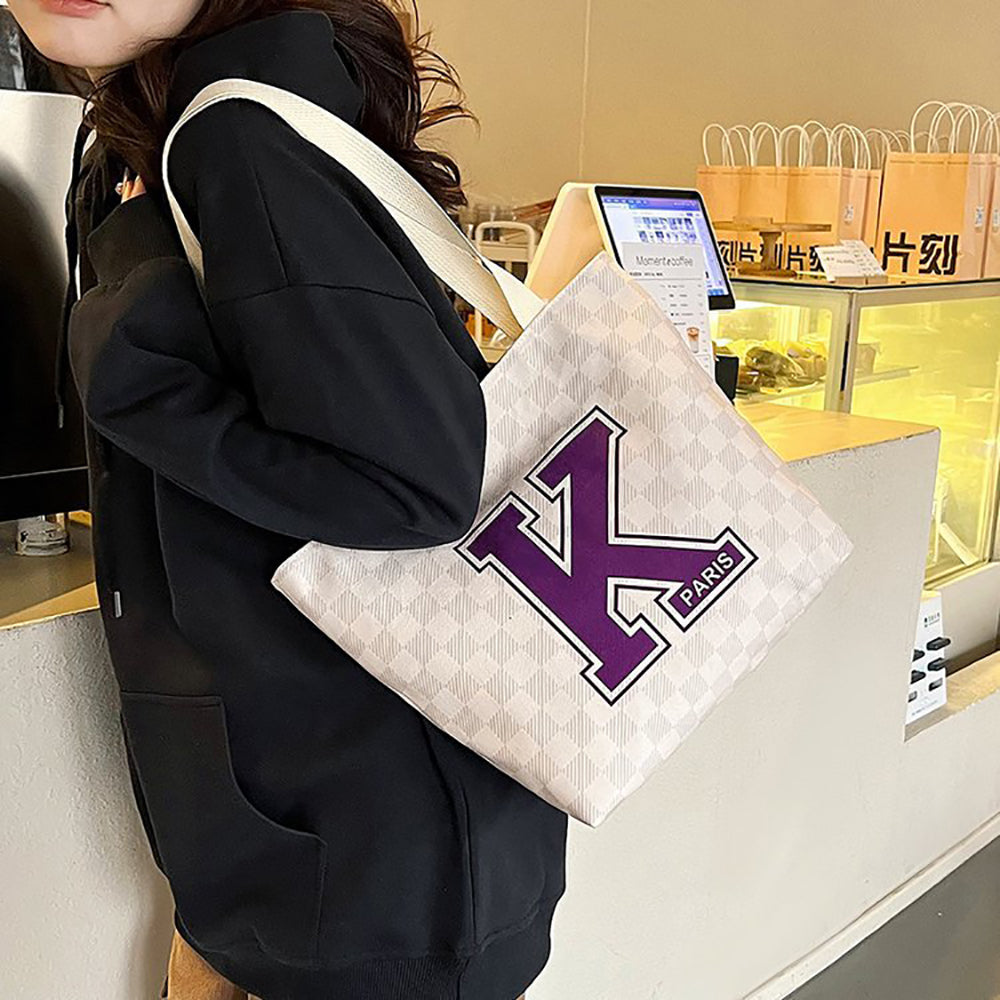 Printed Shopper Handheld Bag