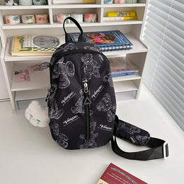 Printed Structured Shoulder Bag