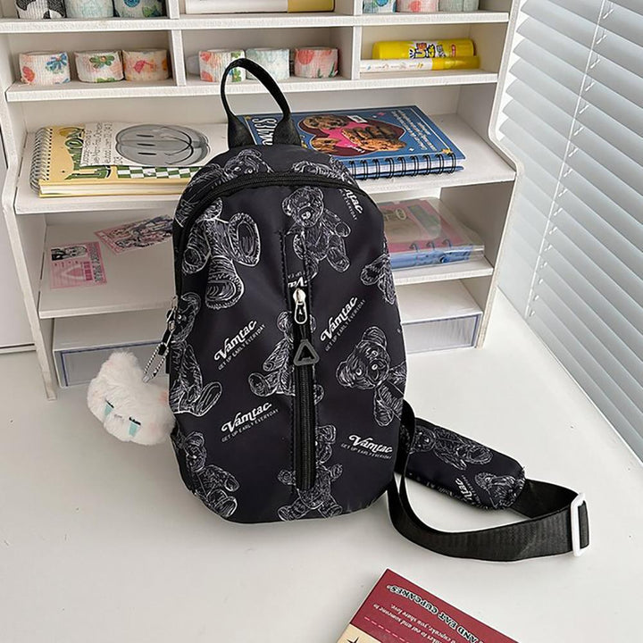 Printed Structured Shoulder Bag