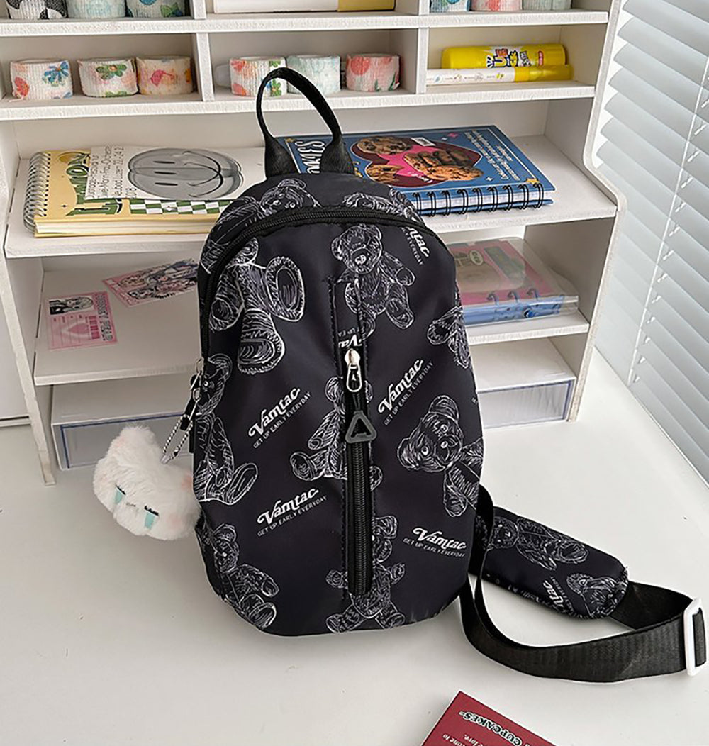Printed Structured Shoulder Bag