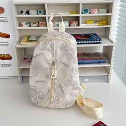 Printed Structured Shoulder Bag