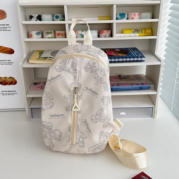 Printed Structured Shoulder Bag
