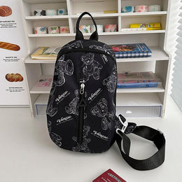 Printed Structured Shoulder Bag