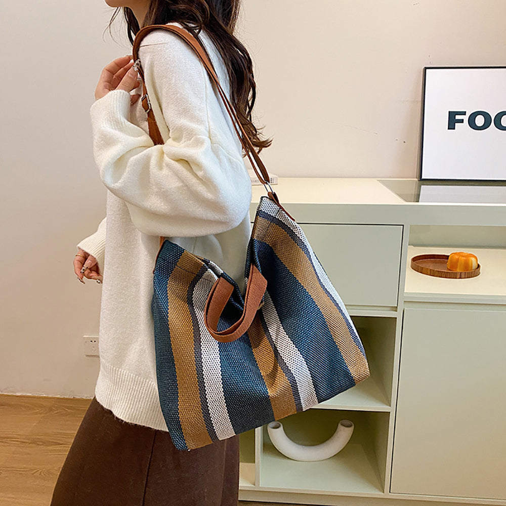 Colourblocked Bucket Handheld Bag