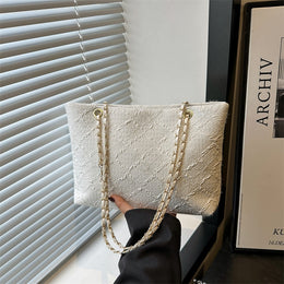 Textured Structured Shoulder Bag