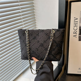 Textured Bucket Shoulder Bag