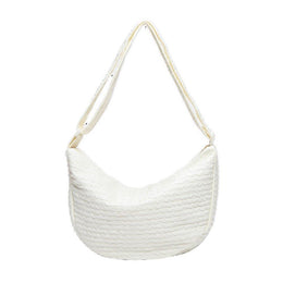 Textured Hobo Bag