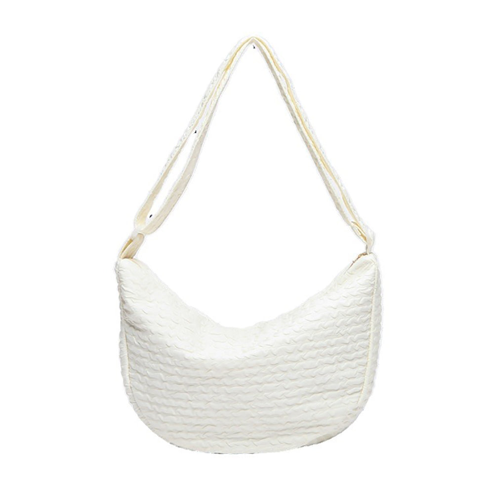 Textured Hobo Bag